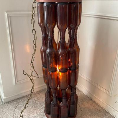 Very Cool Hanging Light Fixture made from Coors Light Bottles