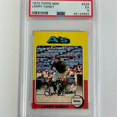 1975 Topps Larry Haney EX 5