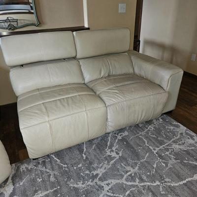 Leather recliner Chaise Lounge Set 2 of 2