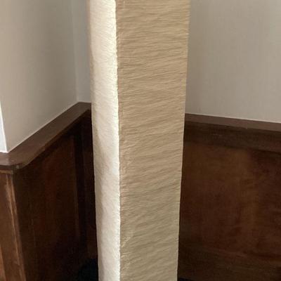 White Floor Lamp with Rice Paper Shade