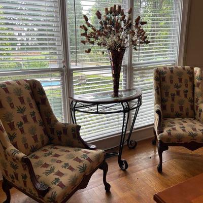 Set of 2 Wing Back Chairs