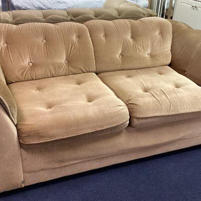 Tan Love Seat