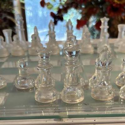 Glass Chess Set