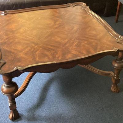 Square Wood Coffee Table