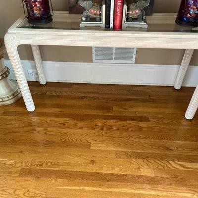 White Console Table