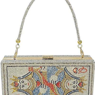 Rhinestone Card Purse