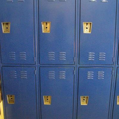 Single Double Tier Lockers Lockers Great for Kids Room - Workout Room or Garage