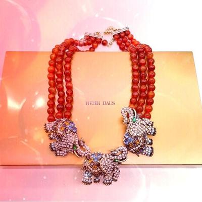 Heidi Daus Elephant Necklace