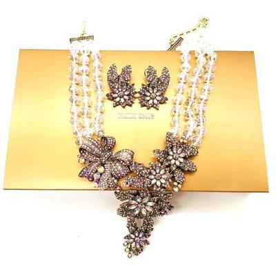 Gorgeous Heidi Daus Necklace & Earrings