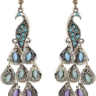 Dangle Rhinestone Earrings