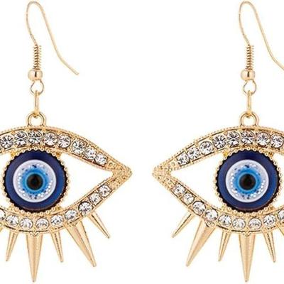 Evil Eye Dangle Earrings