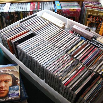 Lot's of DVDs and Blue Ray DVDs - CDs and DVD Series Sets