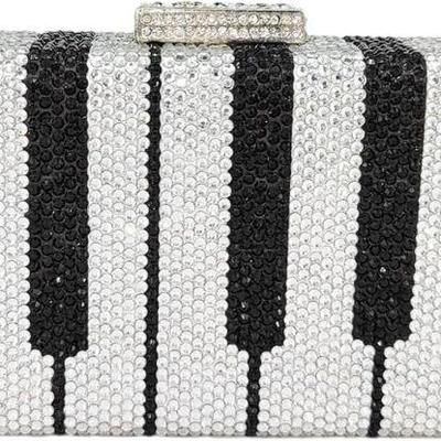 Rhinestone Piano Purse