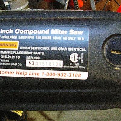 Craftsman 10 inch Miter Saw