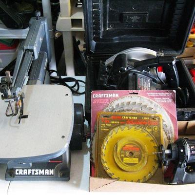 Craftsman Scroll Saw and Saw Blades "New"