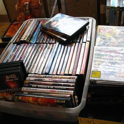 Lot's of DVDs and Blue Ray DVDs - CDs and DVD Series Sets