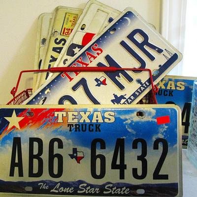 Collectable Car Tag Plates