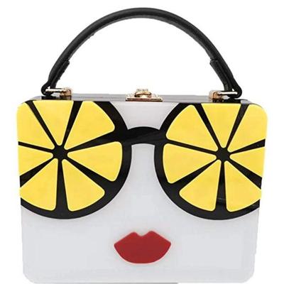 Lemon Lucite Purse