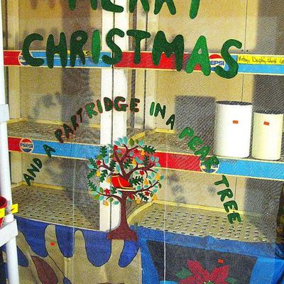 Christmas Screen For Slider Window