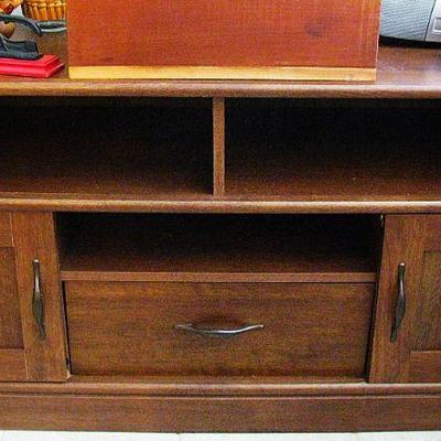 Wood Cabinet Console with Storage