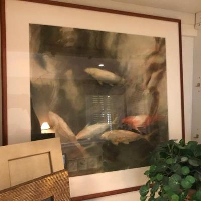 Fish Koi by Madge McFarland watercolor $650
28 X 28"