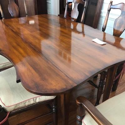drop leaf dining table $895
64 X 42 X 31"