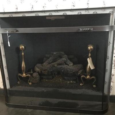 andirons $275
firescreen $129