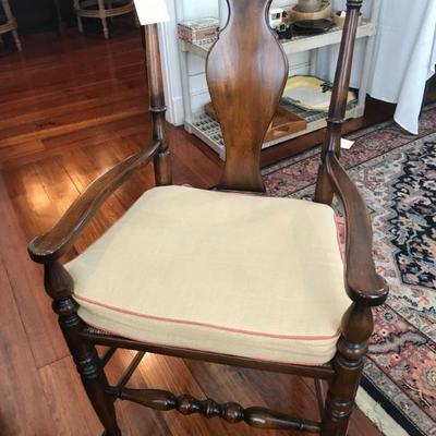 Set of 6 chairs with custom cushions $720