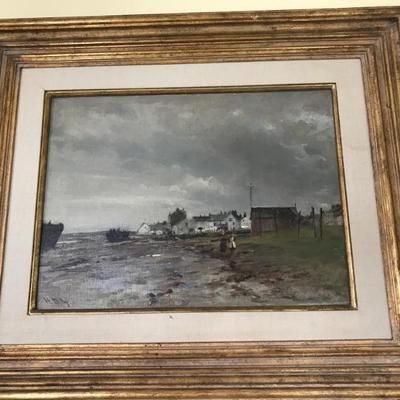 19th century Coastal Landscape by Wm. D. Martin $475
24 X 20'