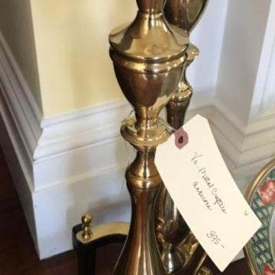 Va. Metal Crafters andirons $395 
2 pairs available