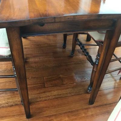 drop leaf dining table $895
64 X 42 X 31"