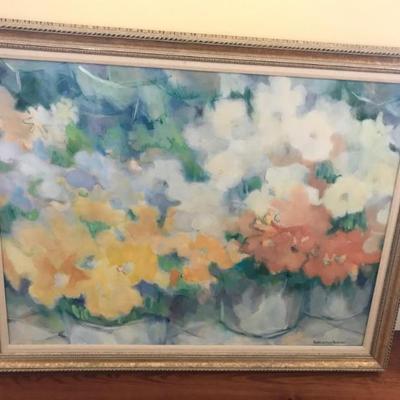 by Ruth Wilgus Rockwell $375
45 1/2 X 36"