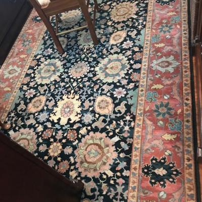Karastan wool Williamsburg rug $950
68 X 114"