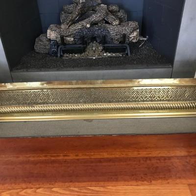 Fireplace surround 48" brass $395