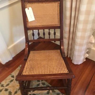 caned rocker $245