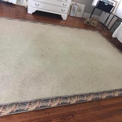 rug with custom border $395
 8' X 10'6"