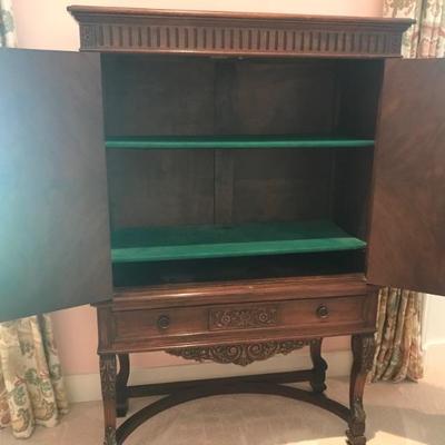 19th century gothic revival cabinet $695
42 X 18 X 64"