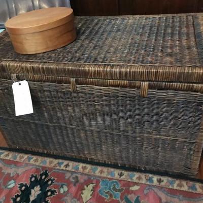 wicker trunk $99
34 X 19 X 19