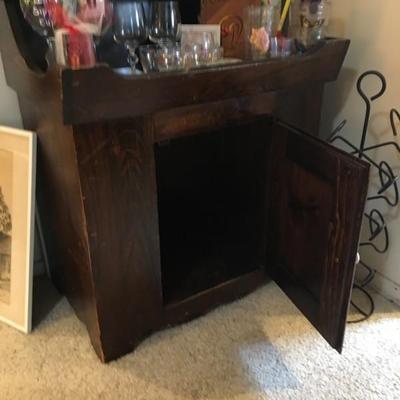 Vintage Dry Sink/Bar Cabinet