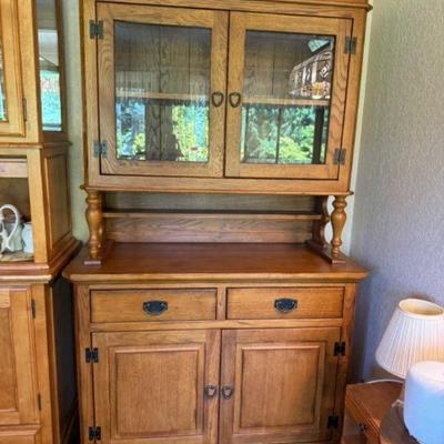 Tradewins Glass & Wood Buffet Cabinet