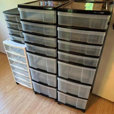  Plastic Organizers & Drawers