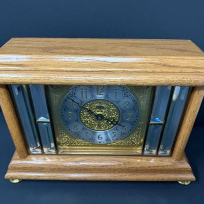 Ansonia Clock Co. "Gold Medallion Clock" Chime Mantel
