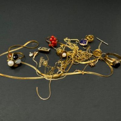 47.33 Grams (Various Karats) - Gold Scrap Mixture
