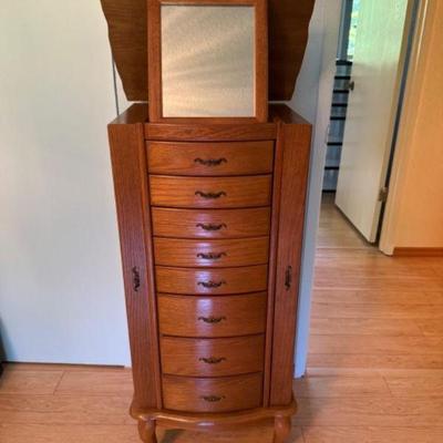 Jewelry Armoire w/ Mirror