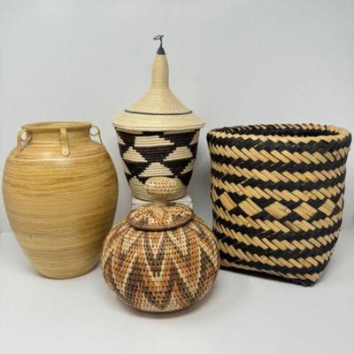 	Handwoven Storage Baskets & Vessels from Afar - Africa & Vietnam