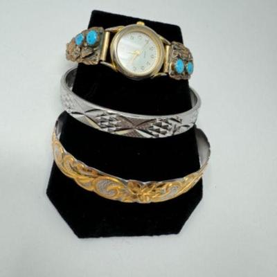 Sterling ﻿Gold Plated Jewelry Lot