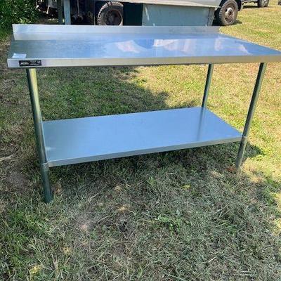 Stainless steel work bench