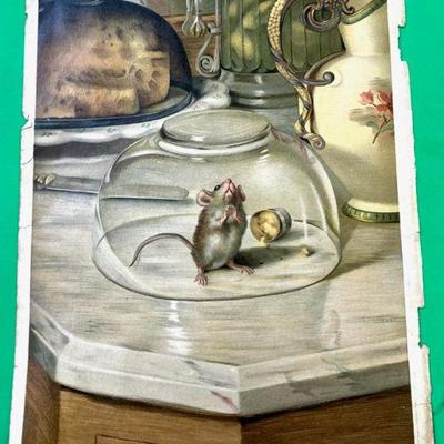 Delightful and Frameable Magazine Sheet "A SILENT PETITION"
