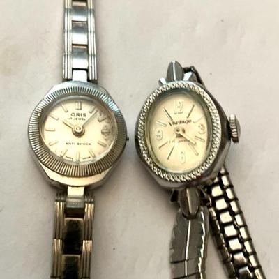 Two Ladies Wristwatches: Oris & Vantage
