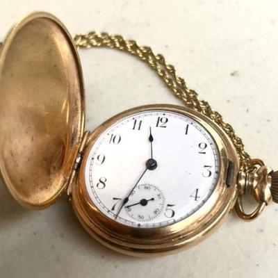 Working Gold Filled? Pocket Watch on Chain
